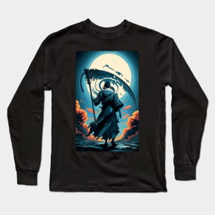 Blue grim reaper Long Sleeve T-Shirt